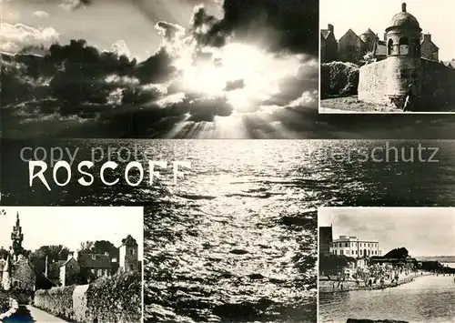 AK / Ansichtskarte Roscoff Tourelle Marie Stuart Strand Altstadt Roscoff