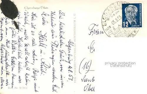 AK / Ansichtskarte Elgersburg Teilansicht Elgersburg