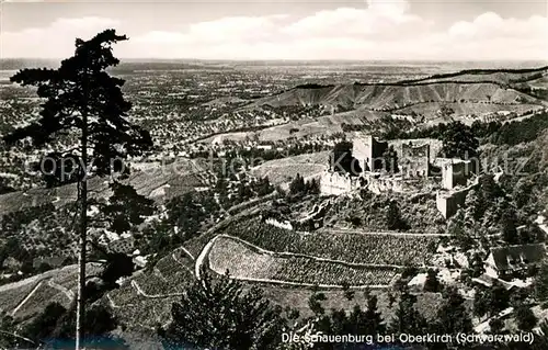 AK / Ansichtskarte Oberkirch_Baden Schauenburg Landschaftspanorama Oberkirch_Baden