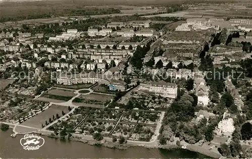 AK / Ansichtskarte Luebeck Blick auf Stadtteil Marli Fliegeraufnahme Luebeck