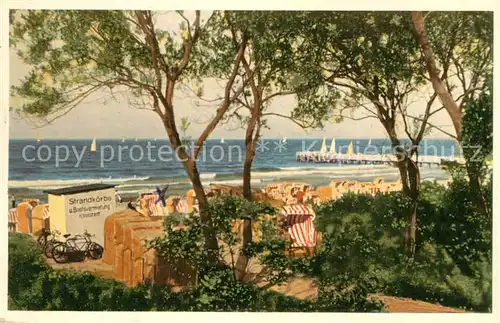 AK / Ansichtskarte Timmendorfer_Strand Ostseeheilbad Blick auf den Strand Timmendorfer_Strand