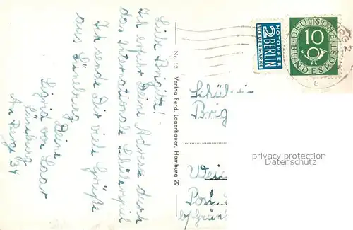 AK / Ansichtskarte Lueneburg Rathaus Haeuserpartie an der Ilmenau Kirche Am Sande Giebelhaeuser Kaufhaus mit Kran Lueneburg