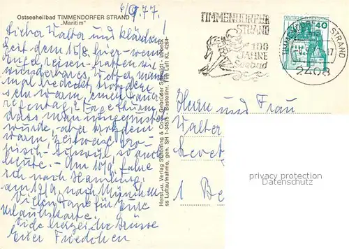 AK / Ansichtskarte Timmendorfer_Strand Hotel Maritim Strand Seebruecke Ostseeheilbad Fliegeraufnahme Timmendorfer_Strand