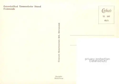 AK / Ansichtskarte Timmendorfer_Strand Promenade Ostseeheilbad Timmendorfer_Strand