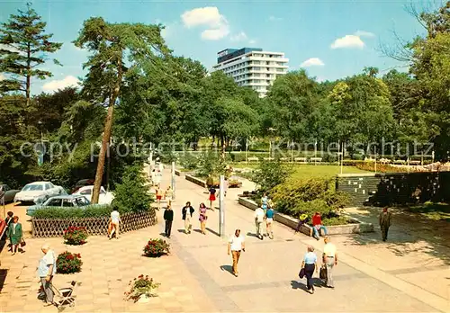 AK / Ansichtskarte Timmendorfer_Strand Kurzentrum mit Hotel und Kongresszentrum Maritim Timmendorfer_Strand