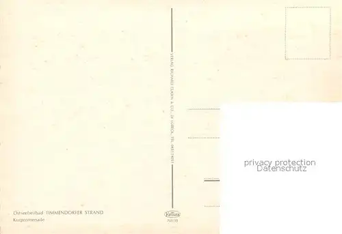 AK / Ansichtskarte Timmendorfer_Strand Kurpromenade Ostseeheilbad Timmendorfer_Strand