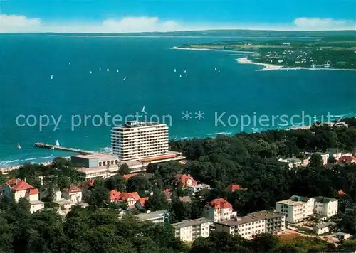 AK / Ansichtskarte Timmendorfer_Strand Kurhaus Seeschloesschen Ostseeheilbad Fliegeraufnahme Timmendorfer_Strand