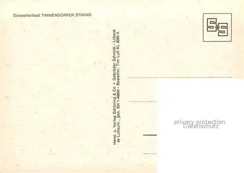 AK / Ansichtskarte Timmendorfer_Strand Kurhaus Seeschloesschen Ostseeheilbad Fliegeraufnahme Timmendorfer_Strand