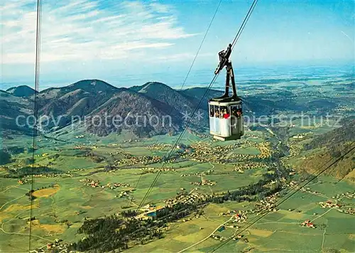 AK / Ansichtskarte Seilbahn Rauschberg Ruhpolding Chiemgau Seilbahn