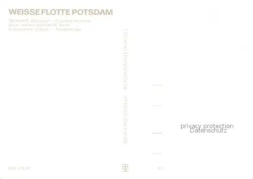 AK / Ansichtskarte Motorschiffe Sanssouci Berlin Caputh Weisse Flotte Potsdam  Motorschiffe