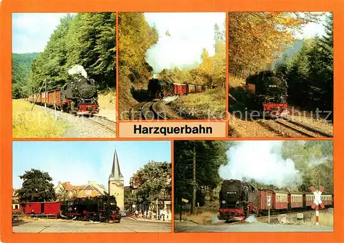 AK / Ansichtskarte Lokomotive Harzquerbahn  Lokomotive