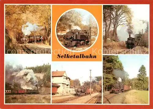 AK / Ansichtskarte Lokomotive Selketalbahn Alexisbad Strassberg Gernrode Lokomotive