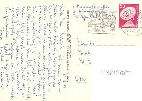 AK / Ansichtskarte Offenburg  Offenburg