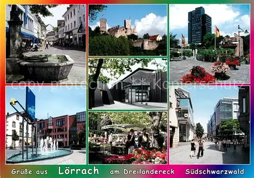 AK / Ansichtskarte Loerrach Burg Roetteln Brunnen  Loerrach