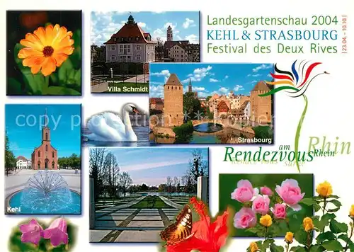 AK / Ansichtskarte Kehl_Rhein Landesgartenschau 2004 Villa Schmidt Strasbourg  Kehl_Rhein