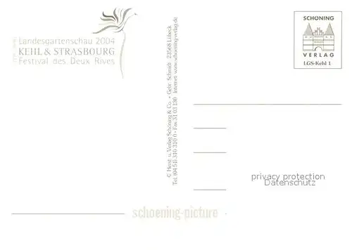 AK / Ansichtskarte Kehl_Rhein Landesgartenschau 2004 Villa Schmidt Strasbourg  Kehl_Rhein