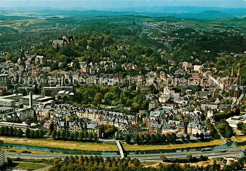AK / Ansichtskarte Marburg_Lahn Fliegeraufnahme Marburg_Lahn