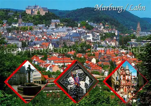 AK / Ansichtskarte Marburg_Lahn  Marburg_Lahn