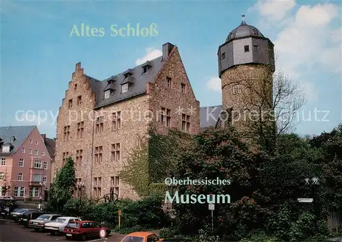 AK / Ansichtskarte Giessen_Lahn Altes Schloss Leibsches Haus Liebigmuseum Giessen_Lahn