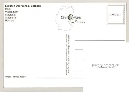 AK / Ansichtskarte Oberfrohna Marktplatz Wasserturm Stadtpark Stadthalle Rathaus Oberfrohna