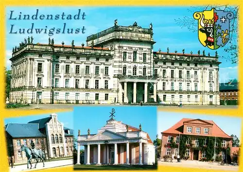 AK / Ansichtskarte Ludwigslust Lindenstadt Barockschloss Alexandrinenplatz Jagdschloss Ludwigslust