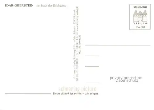 AK / Ansichtskarte Idar Oberstein Stadt des Edelsteines Fachwerk Idar Oberstein