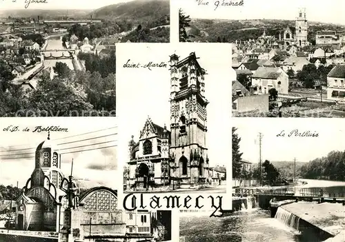 AK / Ansichtskarte Clamecy_Nievre Saint Martin Le Perthuis Notre Dame de Bethleem Panorama Clamecy_Nievre