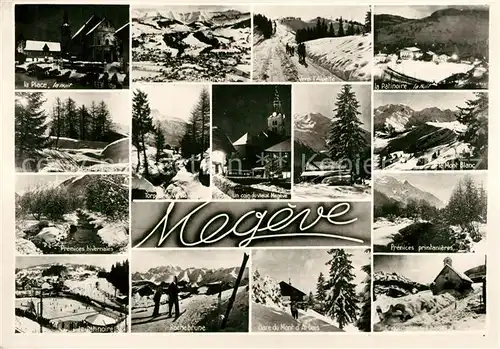 AK / Ansichtskarte Megeve Panoramen Megeve