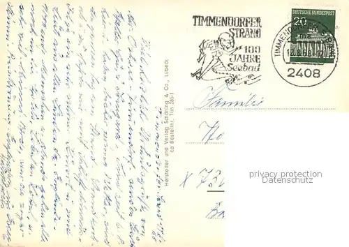 AK / Ansichtskarte Timmendorfer_Strand Strand Promenade Gaststaette Segelboot Timmendorfer_Strand