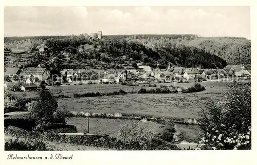 AK / Ansichtskarte Helmarshausen Partie an der Diemel Helmarshausen