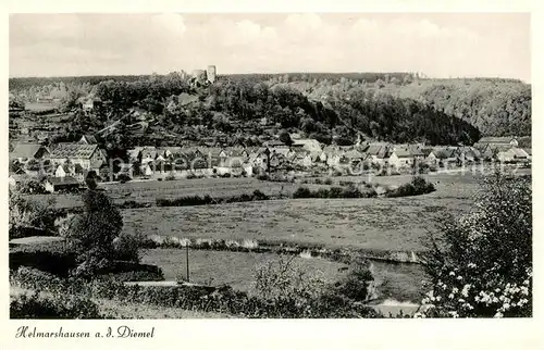 AK / Ansichtskarte Helmarshausen Partie an der Diemel Helmarshausen