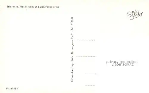 AK / Ansichtskarte Trier Dom und Liebfrauenkirche Trier