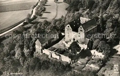 AK / Ansichtskarte Ederbringhausen Schloss Hessenstein Jugendherberge Fliegeraufnahme Ederbringhausen