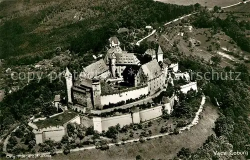 AK / Ansichtskarte Coburg Veste Coburg Fliegeraufnahme Coburg