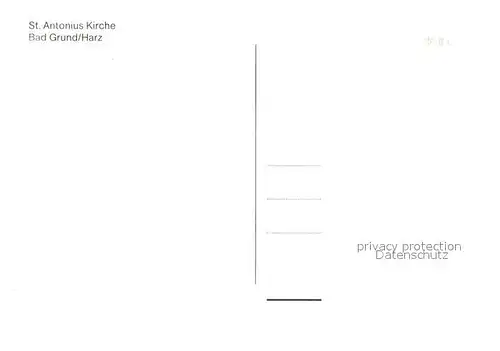 AK / Ansichtskarte Bad_Grund St Antonius Kirche Bad_Grund