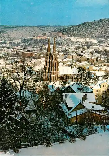 AK / Ansichtskarte Marburg_Lahn mit Elisabethkirche Marburg_Lahn