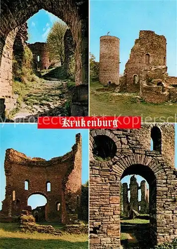 AK / Ansichtskarte Helmarshausen Ruine Krukenburg Details Helmarshausen