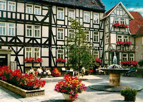 AK / Ansichtskarte Eschwege Brunnenplatz Alter Steinweg Eschwege