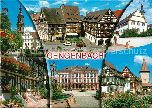 AK / Ansichtskarte Gengenbach Kirche Markt Rathaus Stadttor Gengenbach