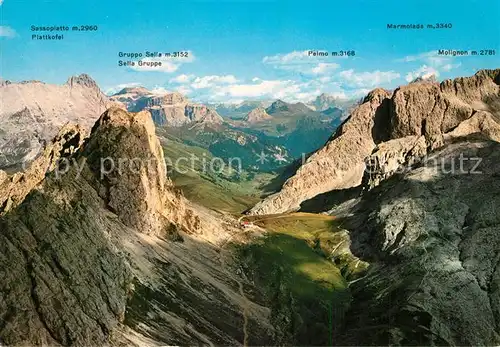AK / Ansichtskarte Dolomiten Schutzhaus Tierser Alpl Dolomiten