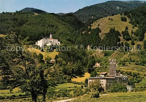 AK / Ansichtskarte Burgeis_Vinschgau Fuerstenburg und Kloster Marienberg Burgeis Vinschgau