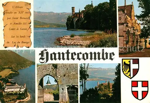 AK / Ansichtskarte Les_Echelles Abbaye dHautecombe et le Lac du Bourget Les_Echelles