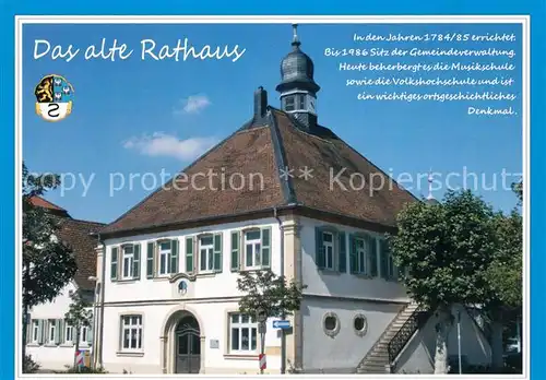 AK / Ansichtskarte Hassloch_Pfalz Altes Rathaus Hassloch Pfalz