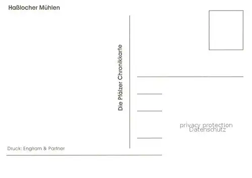 AK / Ansichtskarte Hassloch_Pfalz Hasslocher Muehlen Hassloch Pfalz