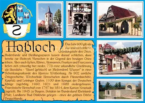 AK / Ansichtskarte Hassloch_Pfalz Teilansichten Hassloch Pfalz
