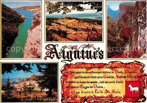 AK / Ansichtskarte Aiguines Circuit des Gorges du Verdon Aiguines