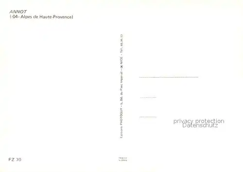 AK / Ansichtskarte Annot Vue partielle Annot