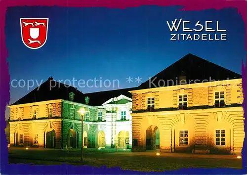 AK / Ansichtskarte Wesel_Rhein Zitadelle Wesel Rhein