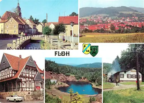 AK / Ansichtskarte Floh Seligenthal Flohmarkt Telansicht FDGB Erholungsheim Freundschaft Bergsee Ebertswiese Waldgaststaette Masskopf Floh Seligenthal