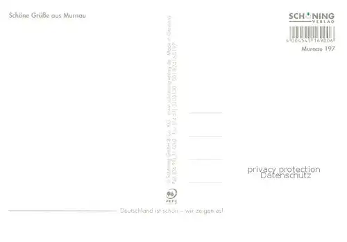 AK / Ansichtskarte Murnau_Staffelsee Strassencafe Panorama Strassenpartie Mariensaeule Kirche Murnau_Staffelsee